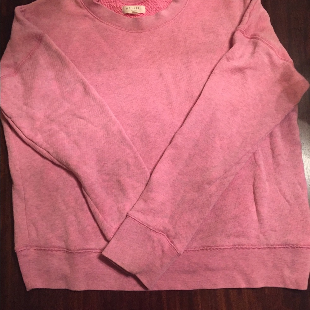 🌸oversized pink Madewell sweatshirt🌸
